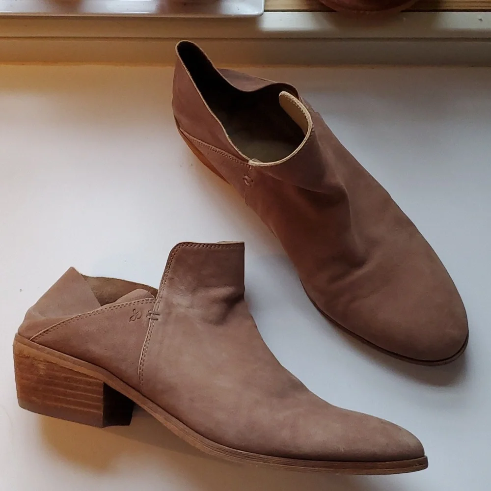 Taupe Sam Edelman Prentice Convertible Ankle Boot size 9.5 - Picture 2 of 6